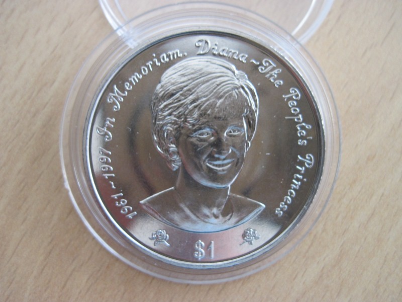  1 Dollar Niue, Neuseeland 1997 Lady Di, Prinzessin Diana in Memoriem   