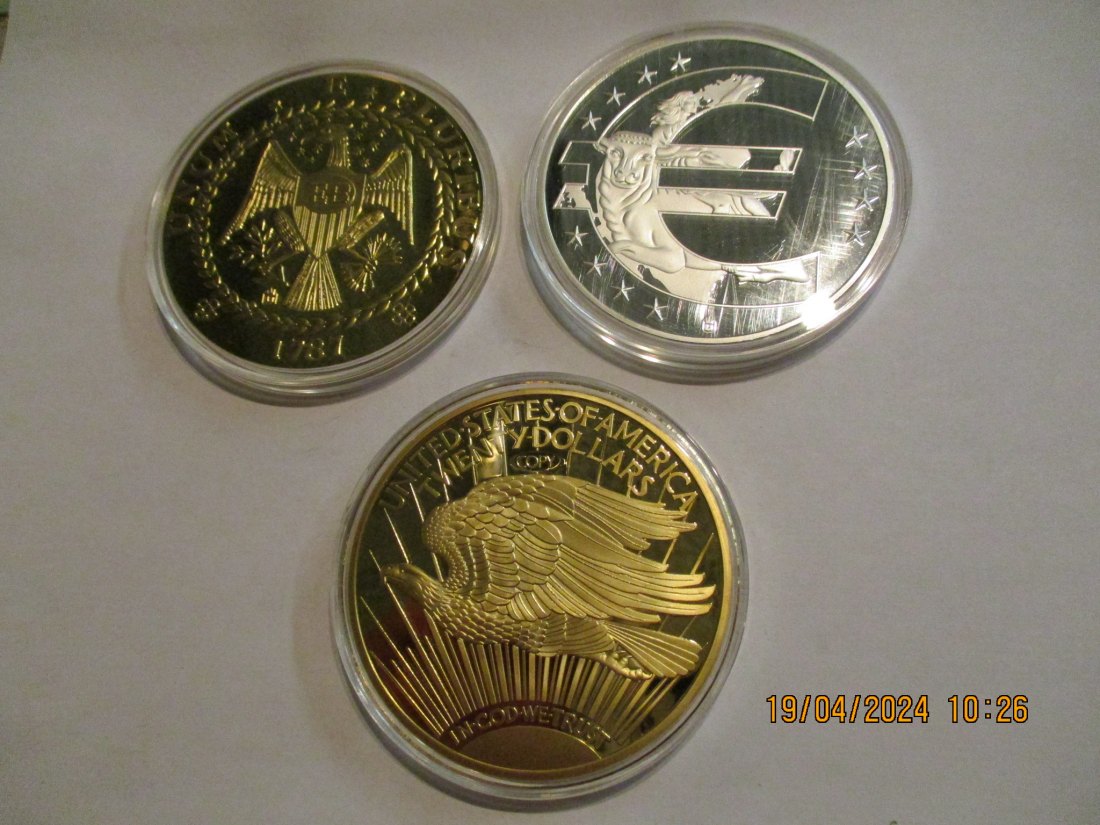  3 Medaillen Giganten Motiv  siehe Foto / MH10   