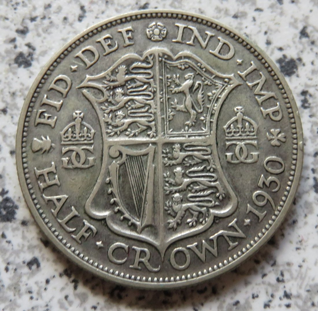  Großbritannien half Crown 1929   