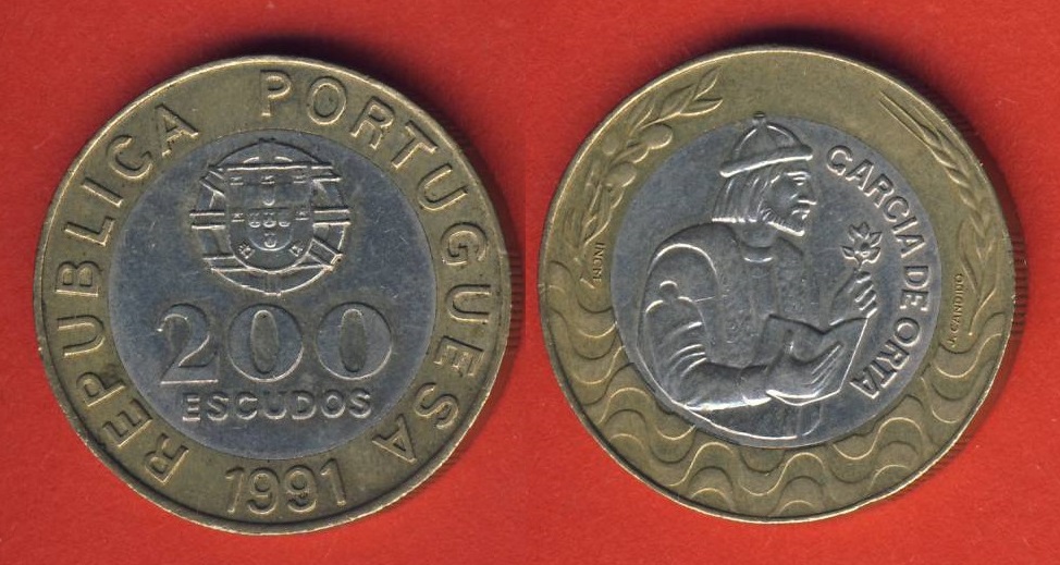  Portugal 200 Escudos 1991   