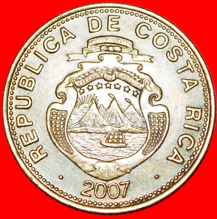  * 2 SCHIFFE (2006-2021): COSTA RICA ★ 100 COLON 2007! OHNE VORBEHALT!   