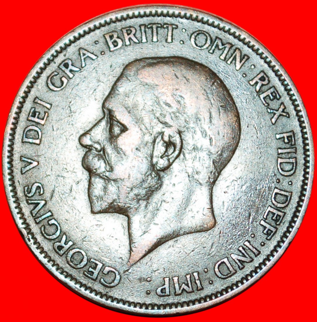  * MISTRESS OF THE SEAS: GREAT BRITAIN ★ PENNY 1934! GEORGE V (1911-1936)  LOW START ★ NO RESERVE!   