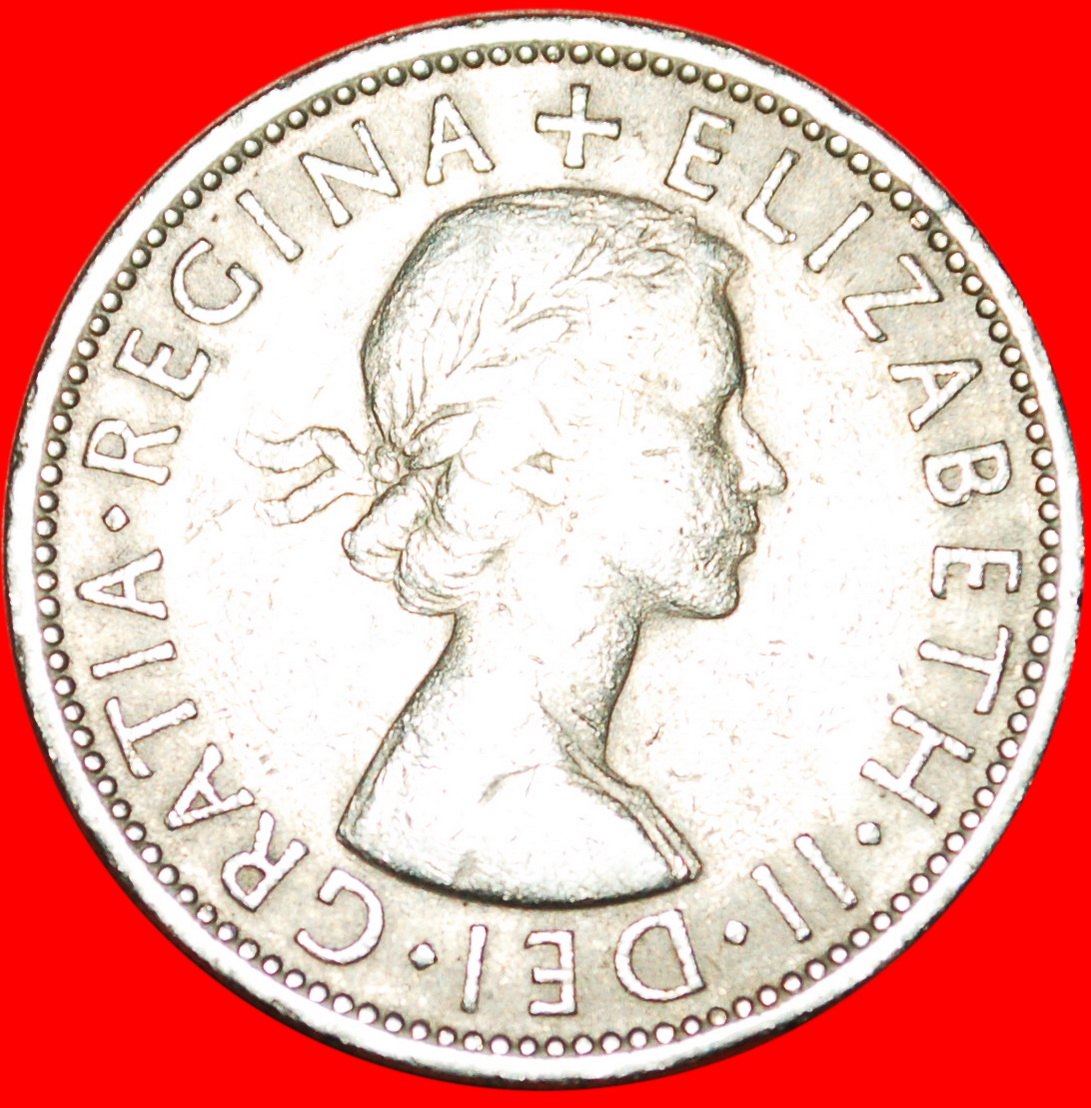  *TUDOR-ROSE 1954-1970:GROSSBRITANNIEN★2 SHILLING FLORIN 1959 ELISABETH II. 1953-2022★OHNE VORBEHALT!   