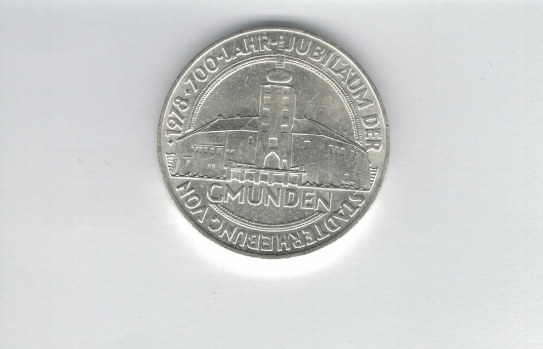  100 Schilling 1978 Stadt Gmunden Oberösterreich Ag Österreich 2. Republik (1914/17)   