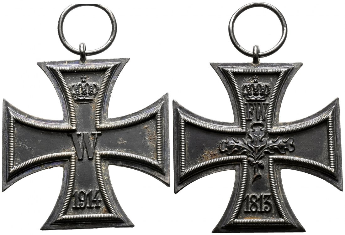PEUS 1694 Preußen 42,5 mm Eisernes Kreuz 1914 Fast vorzüglich