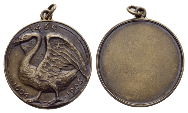  Medaille 1906; einseitig, tragbar; Bronze; 26 g; Ø 36 mm   