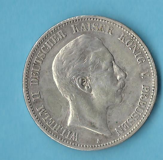  Kaiserreich 5 Mark Preussen 1900 ss Münzenankauf Koblenz Frank Maurer AB 500   