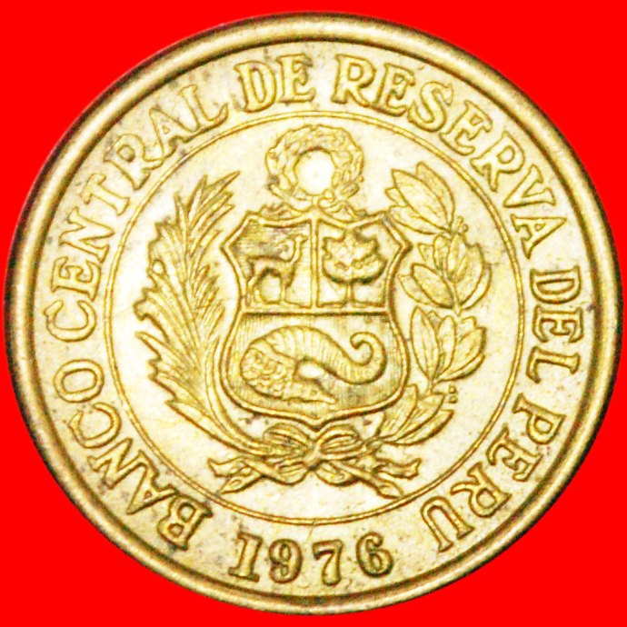  * CORNUCOPIA: PERU ★ 1/2 SOL DE ORO 1976! ★LOW START★ NO RESERVE!   