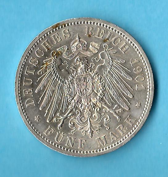  Kaiserreich 5 Mark Preussen ss-vz Münzenankauf Koblenz Frank Maurer AB 517   