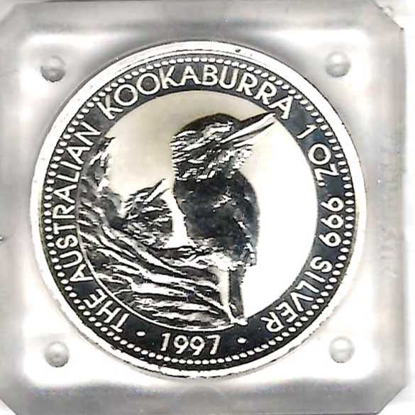  Australien 5 Dollar 1 Oz Kookaburra 1997 AG PP Golden Gate Münzenankauf Koblenz Frank Maurer AB 383   