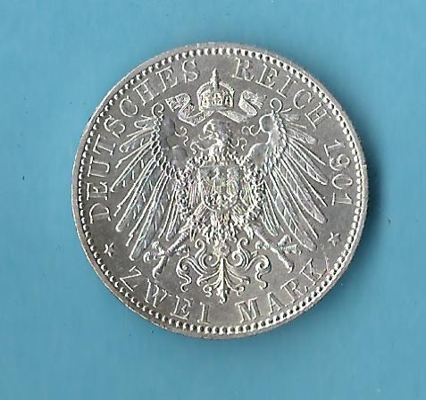  Kaiserreich 2 Mark Preussen 1901 ss-.vz Münzenankauf Koblenz Frank Maurer AB 529   