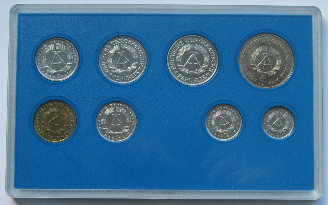  DDR: Kursmünzensatz 1979   