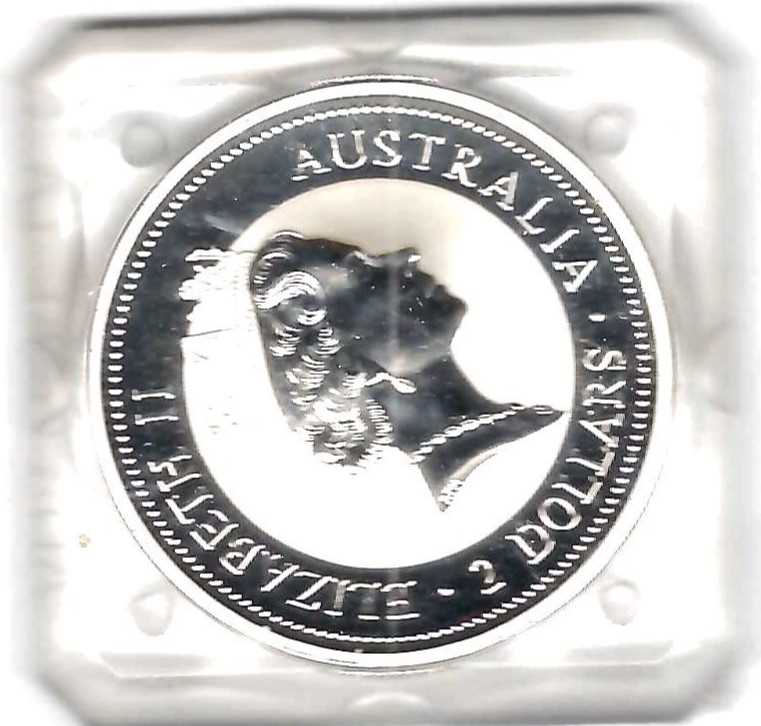  Australien 2 Dollar 2 Oz Kookaburra 1996 AG PP Golden Gate Münzenankauf Koblenz Frank Maurer AB 387   