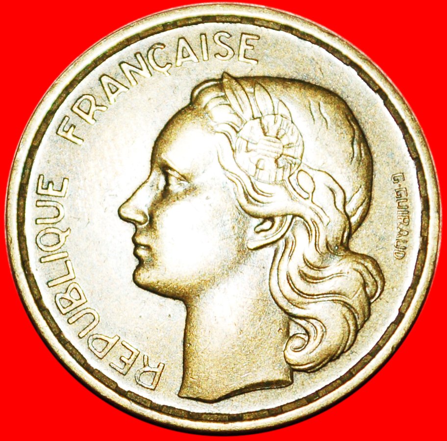  * HAHN (1950-1954): FRANKREICH ★ 20 FRANC 1953B! G. GUIRAUD!★OHNE VORBEHALT!   