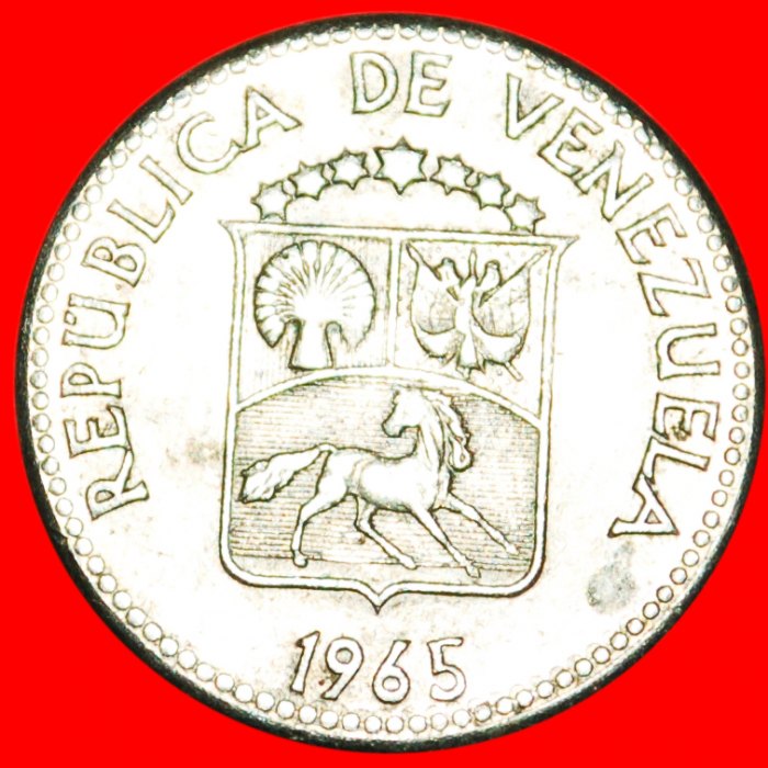  * SPANIEN: VENEZUELA ★ 5 CENTIMO 1965! ★OHNE VORBEHALT!   