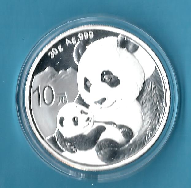  China 30 Gr. Panda 2019 perfect st Münzenankauf Koblenz Frank Maurer AB 598   
