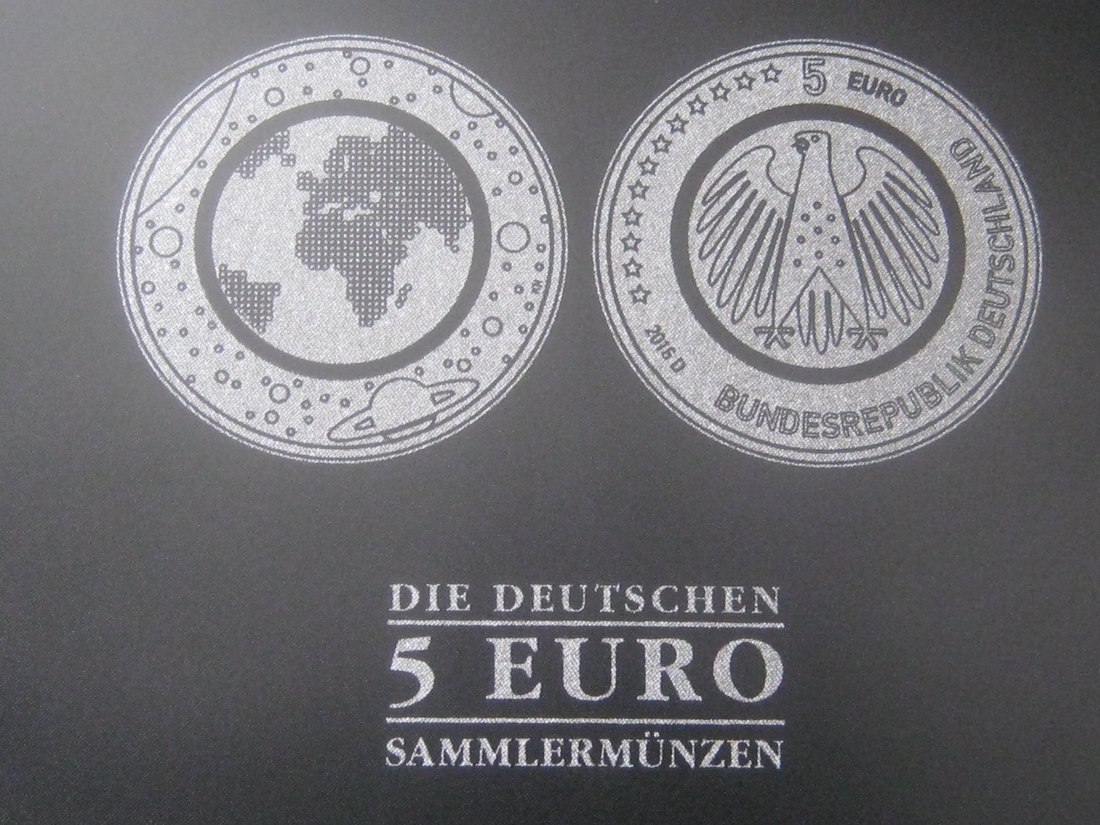  5 Euro Sammlermünzen; Blauer Planet & Klimazonen; komplettes Set; 30 Münzen   