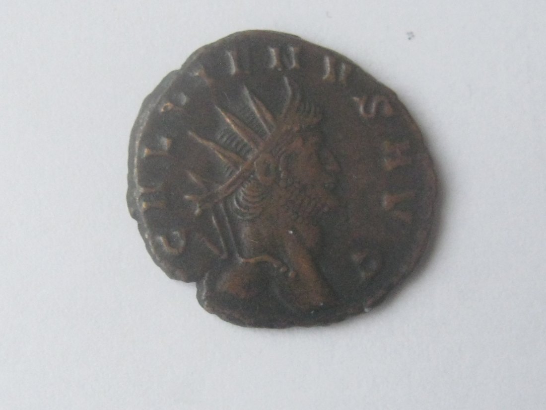  Römische Münzen; Kaiserzeit; Gallienus, 253-268; 10. Emission mit den Tierfiguren   