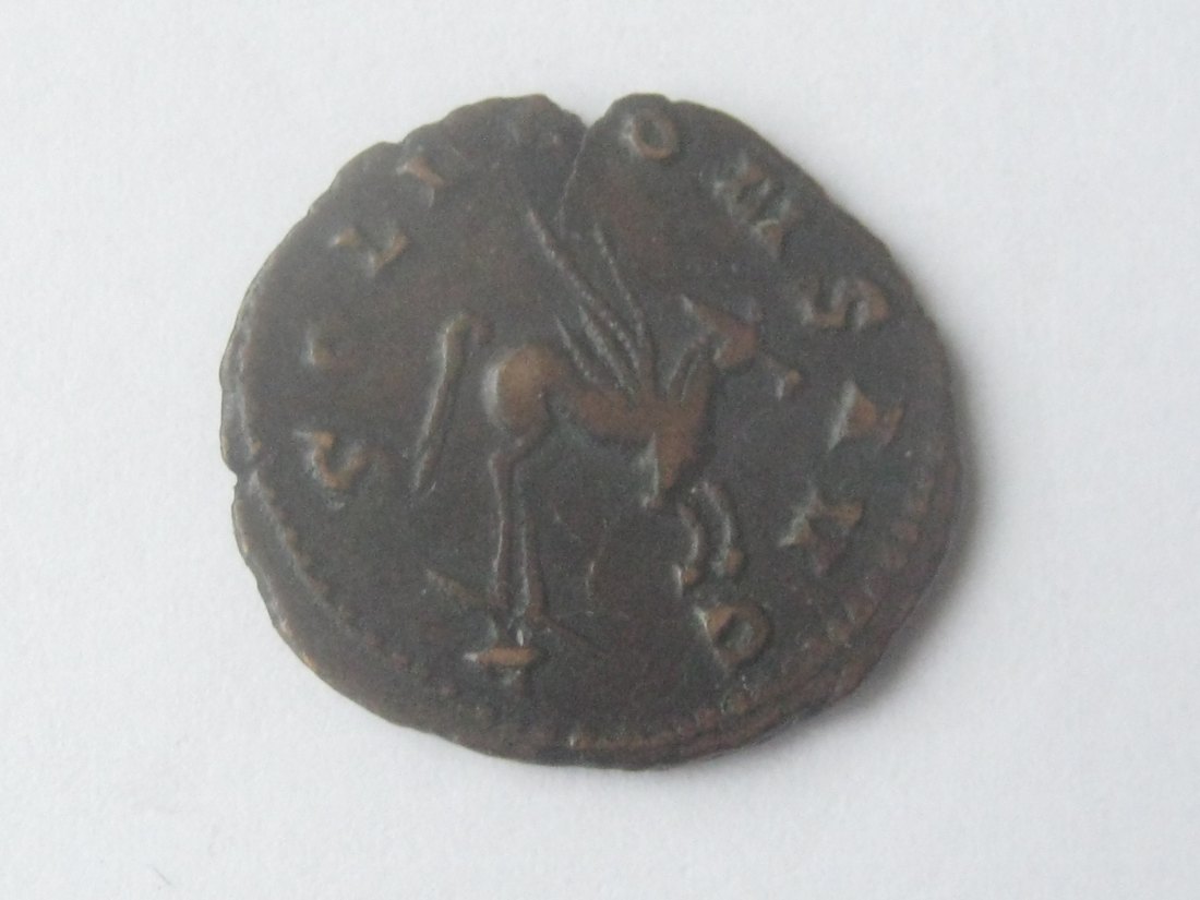  Römische Münzen; Kaiserzeit; Gallienus, 253-268; 10. Emission mit den Tierfiguren   