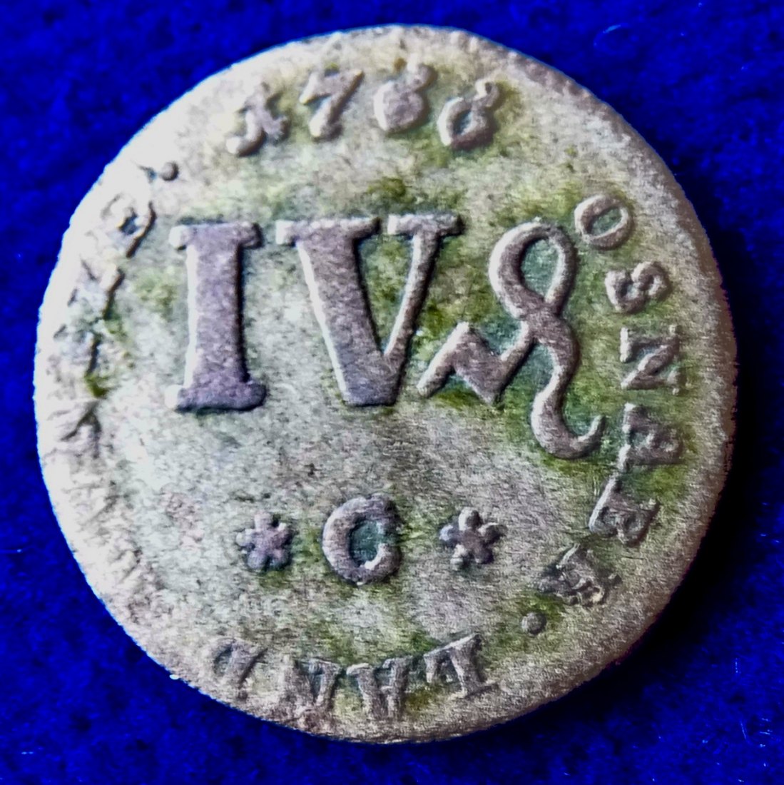  Osnabrück (Bistum) 4 Pfennig 1766 Silbermünze   