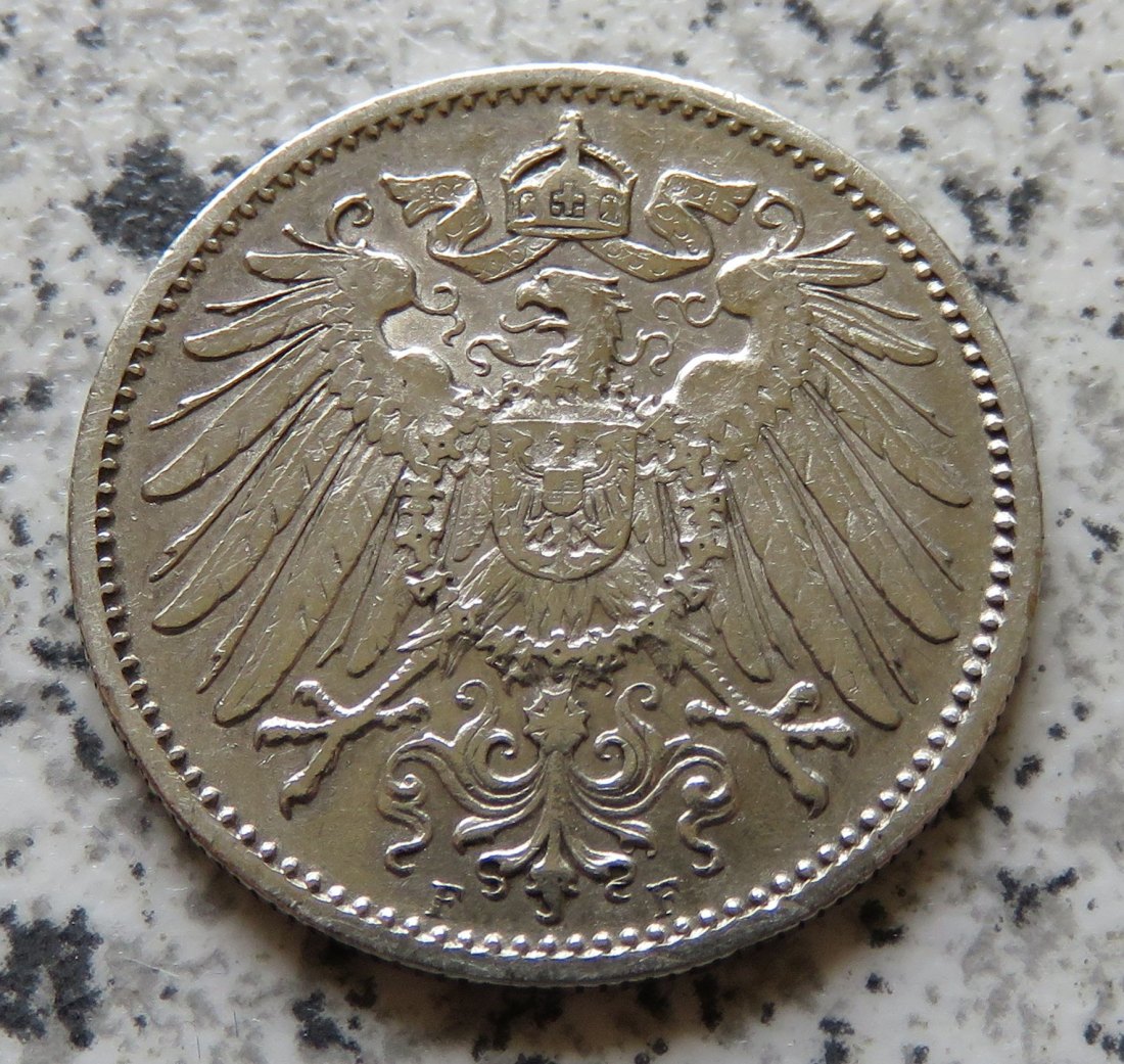  Kaiserreich 1 Mark 1904 F   