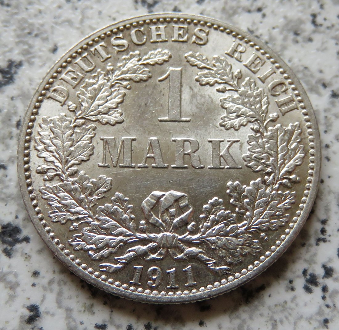  Kaiserreich 1 Mark 1911 A   