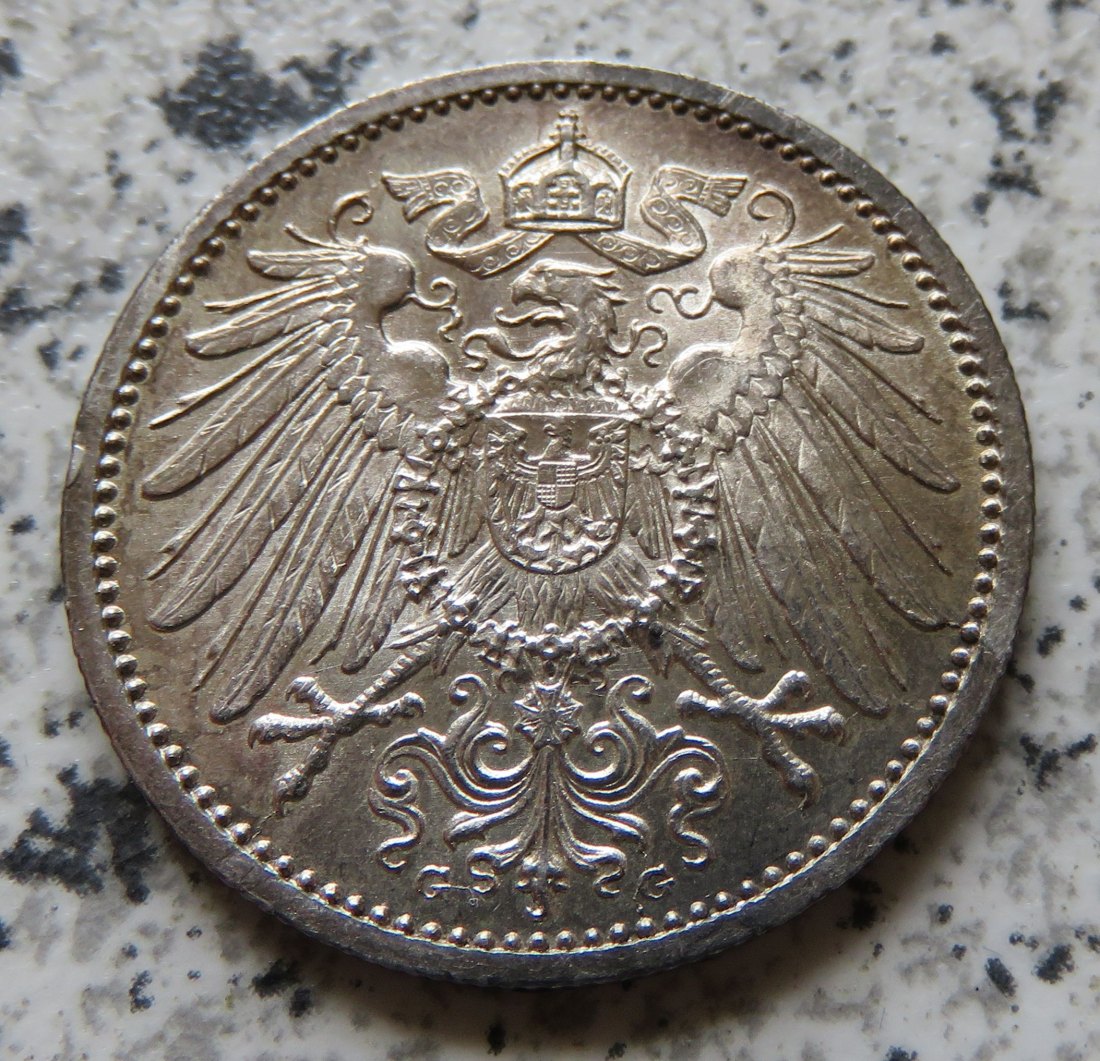  Kaiserreich 1 Mark 1914 G   