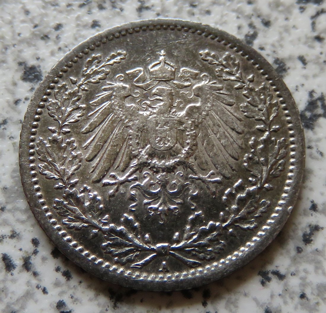  Kaiserreich 1/2 Mark 1913 A   