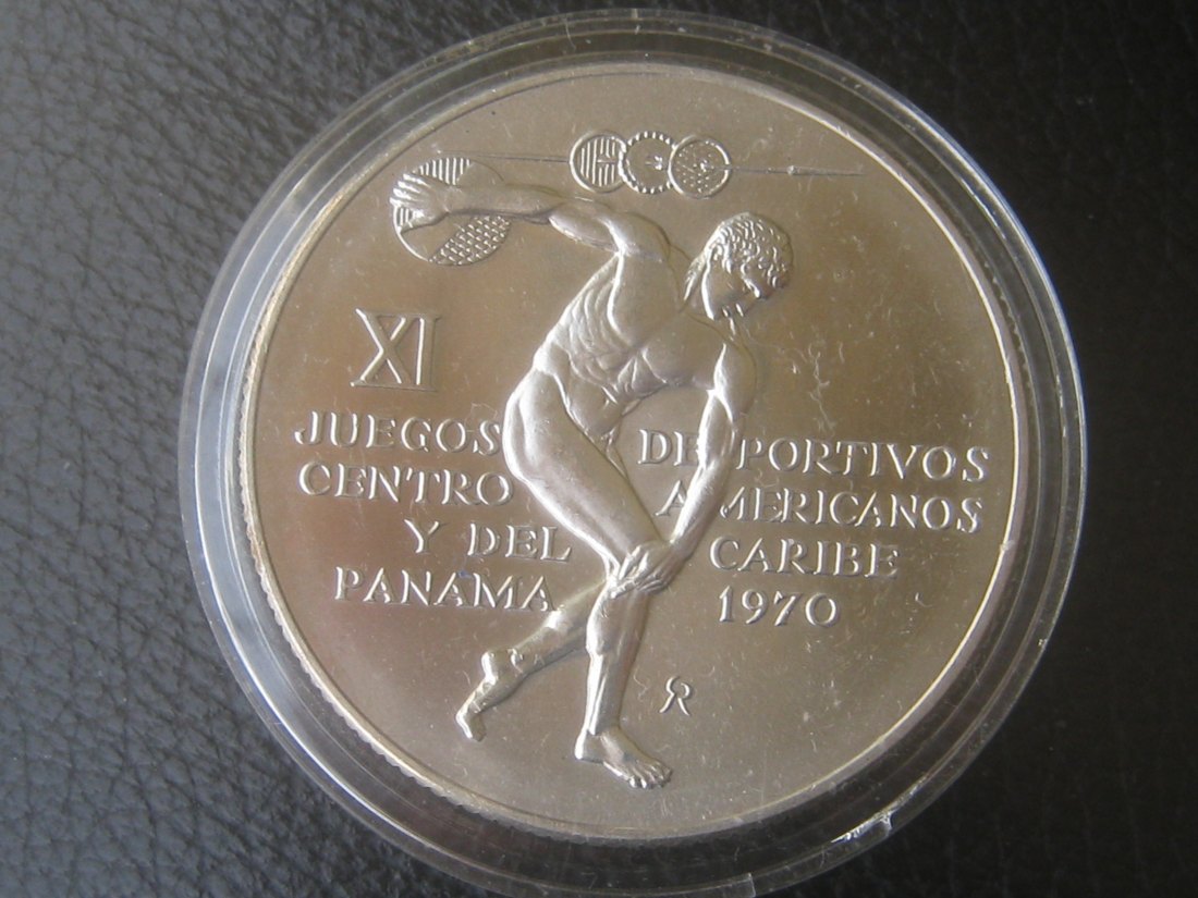  5 Balboas;11.Zentralamerikanische und Karibische Spiele; 925er Silber; 36 Gramm   