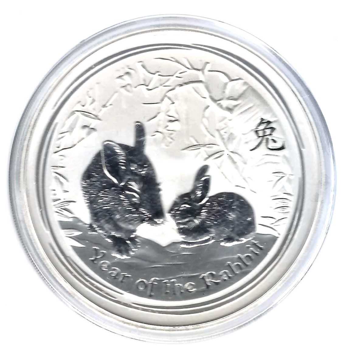  Australien 10 Dollar Y.o.t. Rabbit 2011 ST 10 Unzen Silber Münzenankauf Koblenz Frank Maurer AB 705   