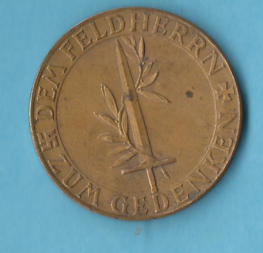  III Reich Ludendorff Medaille 1937 Bronze Münzenankauf Koblenz Frank Maurer AB 646   