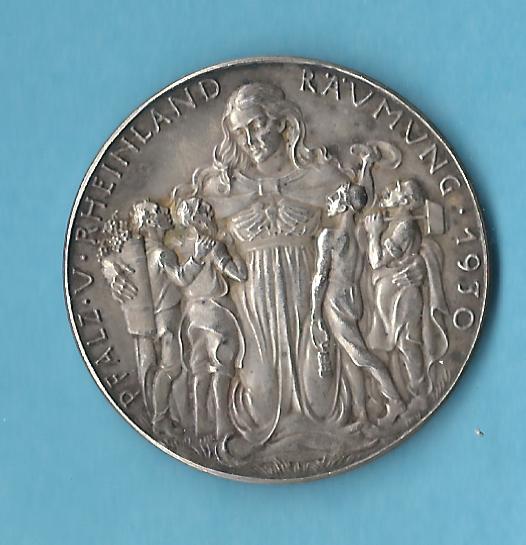  Goetz Medaille 1930 Rheinlandräumung Silber Münzenankauf Koblenz Frank Maurer AB 647   