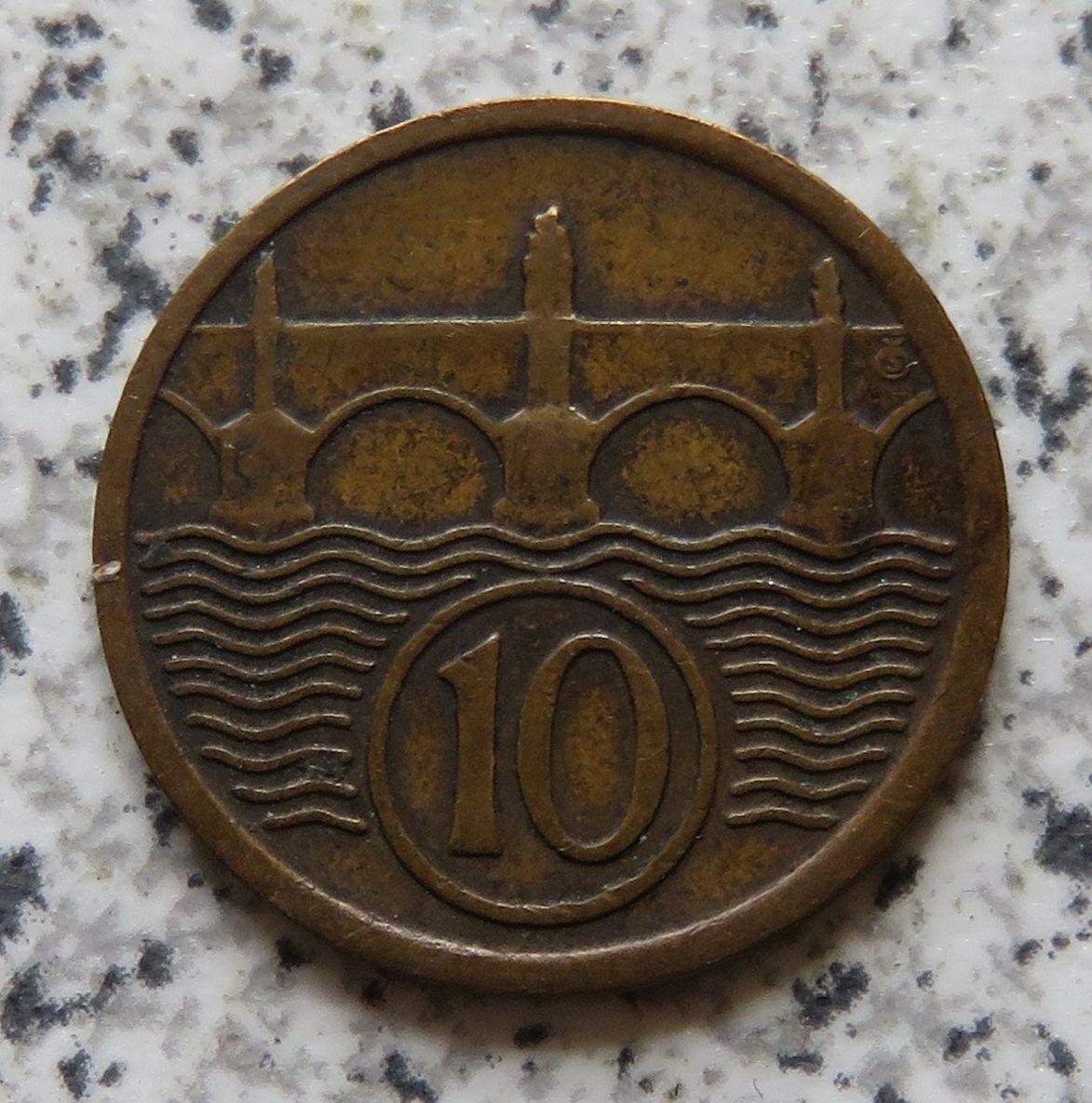  Tschechoslowakei 10 Heller 1923   