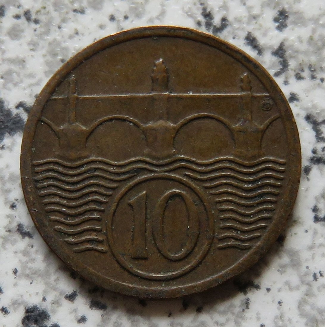  Tschechoslowakei 10 Heller 1928   