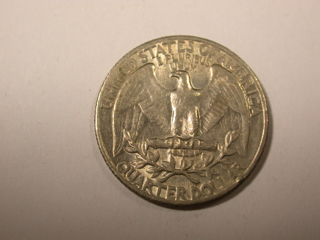  I4  USA  Quarter Washington 1965 in vz/vz+  Originalbilder   