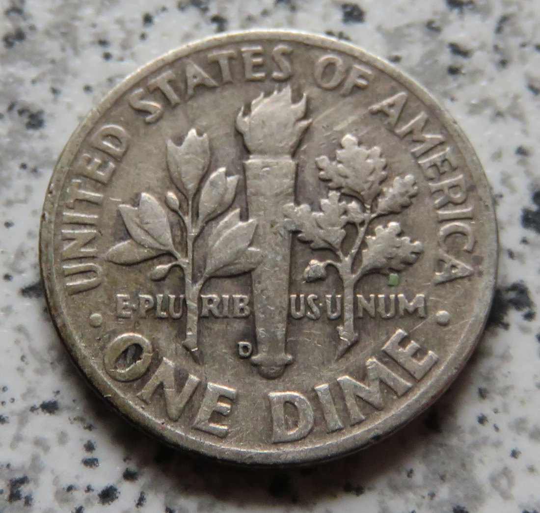  USA 1 Dime 1952 D / 10 Cents 1952 D   