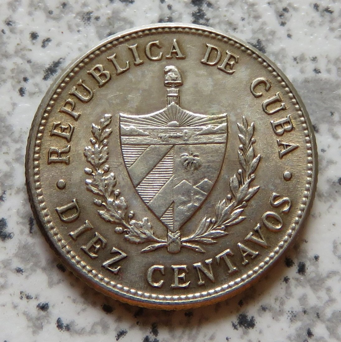  Cuba 10 Centavos 1949   