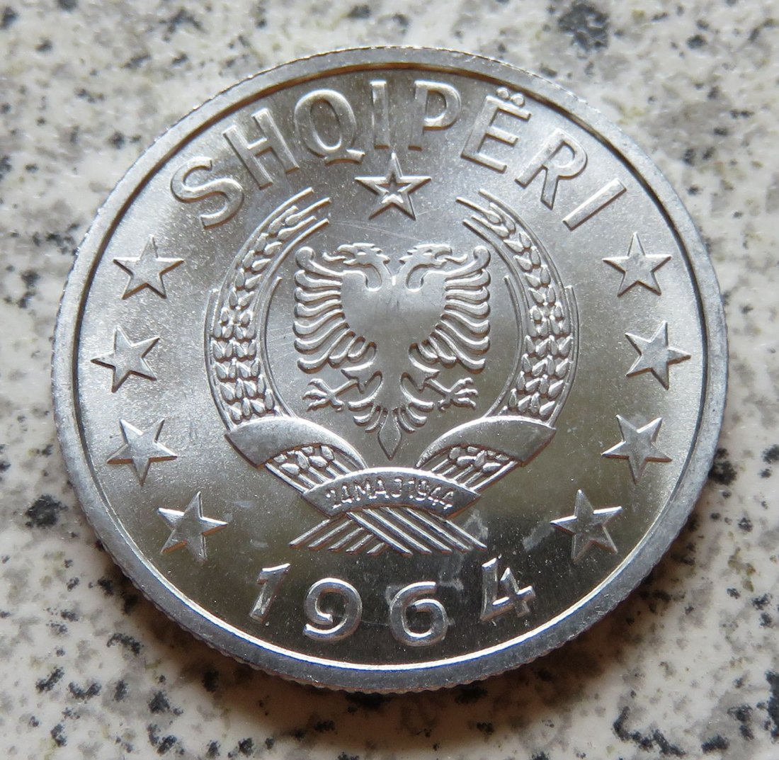  Albanien 50 Qindarka 1964, Erhaltung   