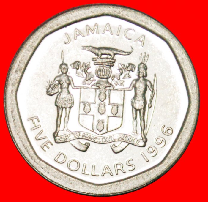 * GROSSBRITANNIEN (1994-2022): JAMAIKA ★ KROKODIL 5 DOLLAR 1996 MANLEY (1893-1969)★ OHNE VORBEHALT!   