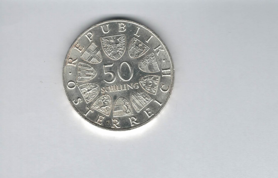  50 Schilling 1967 100 Jahre Donauwalzer Österreich 2. Republik silber Spittalgold9800 (4584/6)   