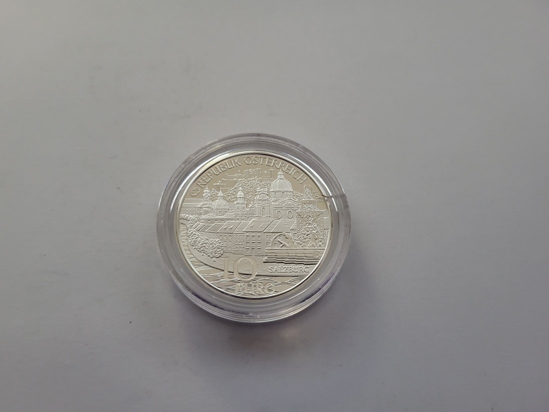  10 Euro 2014 Salzburg silber 925/17,3g Österreich Spittalgold9800 (4971   