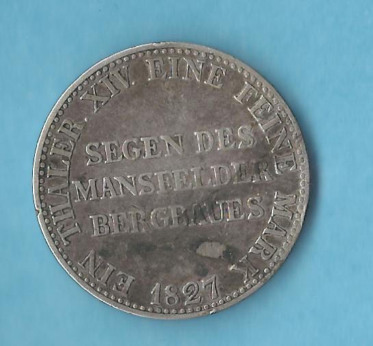  Thaler Preussen Fried.Wilhelm III 1827 ss Münzenankauf Koblenz Frank Maurer AC4   
