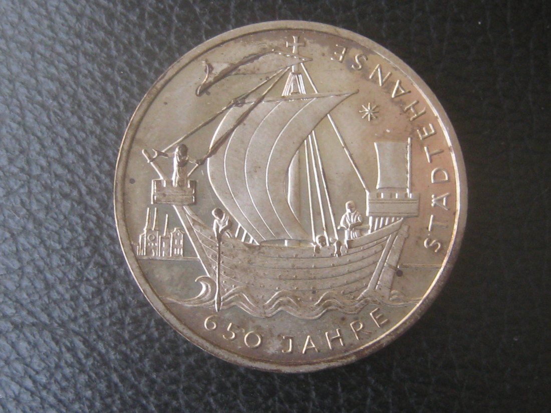  Bundesrepublik Deutschland 10 Euro 2006 J 650 Jahre Städtehanse; 16,65 Gramm Silber fein   