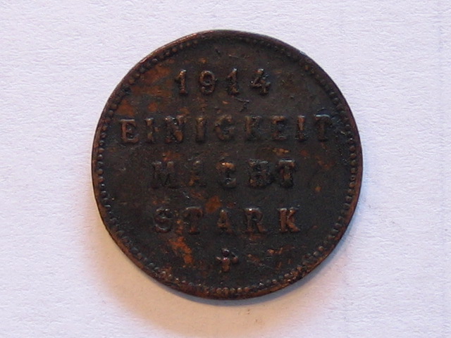  Kleine Medaille 1914 Deutschland - Österreich   