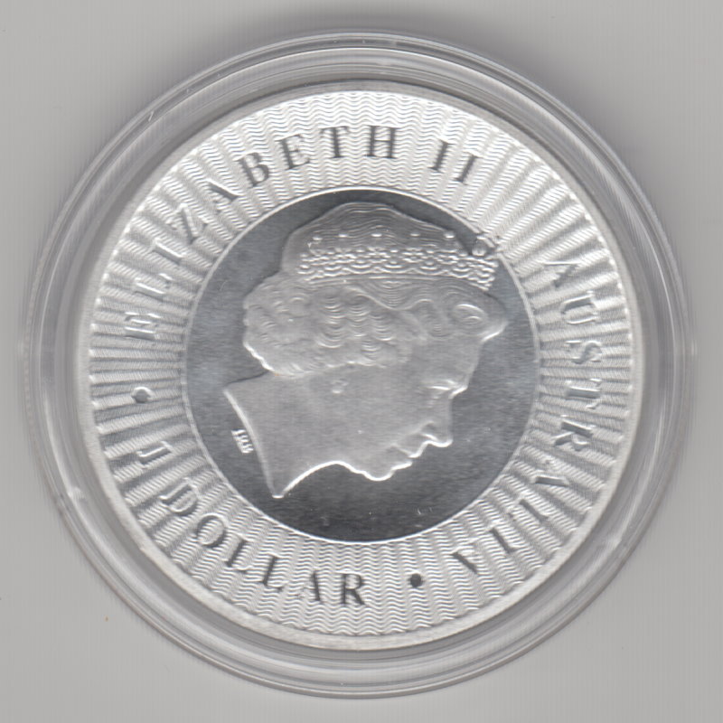  Australien, 1 Dollar 2016, Australian Kangaroo, 1 unze oz 999 Silber   