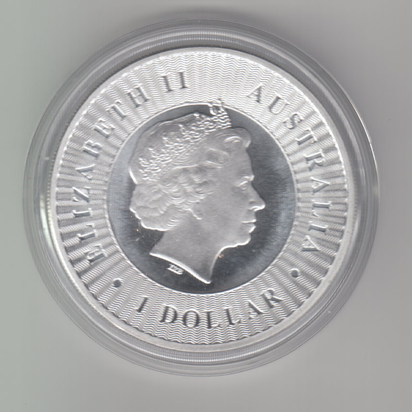  Australien, 1 Dollar 2018, Australian Kangaroo, 1 unze oz 999 Silber   