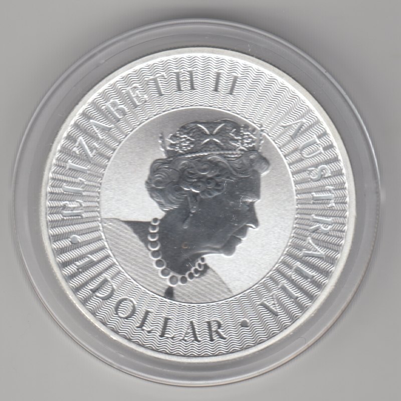 Australien, 1 Dollar 2020, Australian Kangaroo, 1 unze oz 999 Silber   
