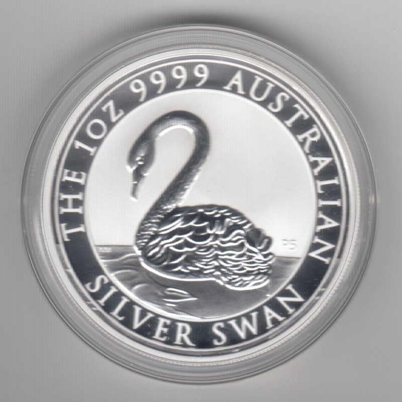  Australien, 1 Dollar 2021, Australian Schwan, 1 unze oz 999 Silber   