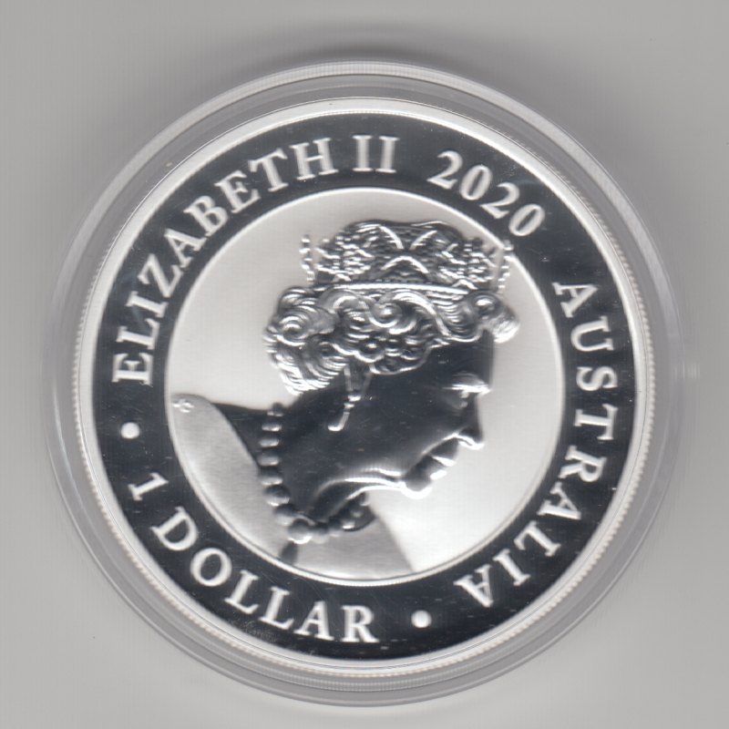  Australien, 1 Dollar 2020, Australian Silver Schwan, 1 unze oz 999 Silber   