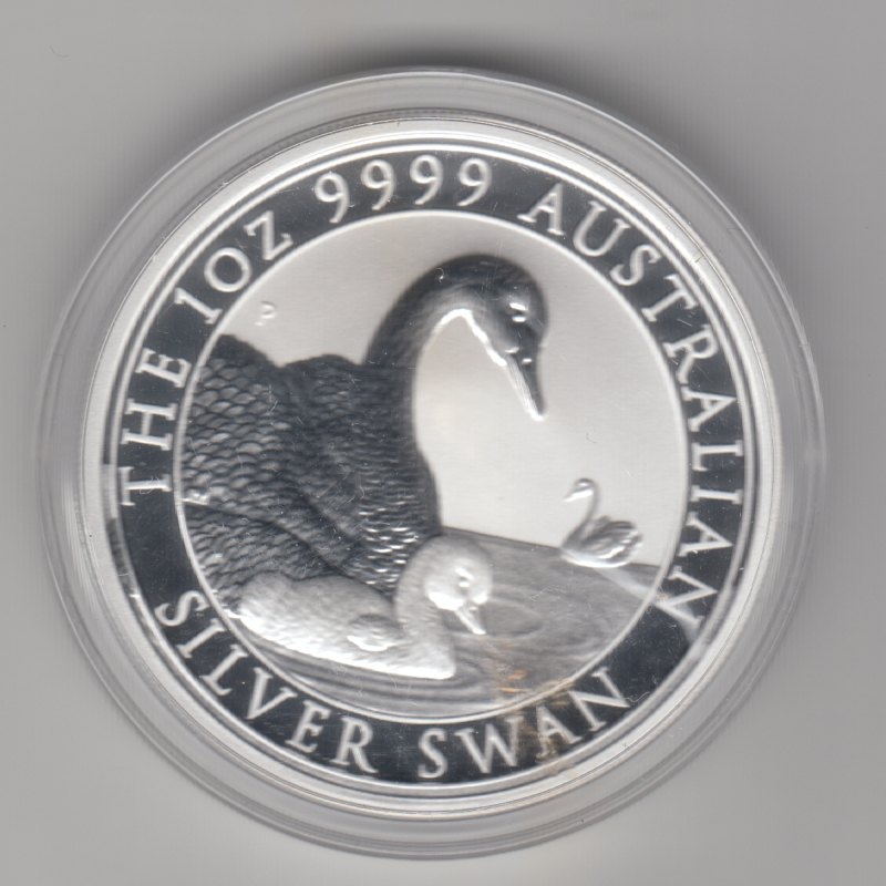  Australien, 1 Dollar 2019, Australian Silver Schwan, 1 unze oz 999 Silber   